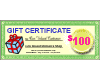 Gift Certificate $100.00 US