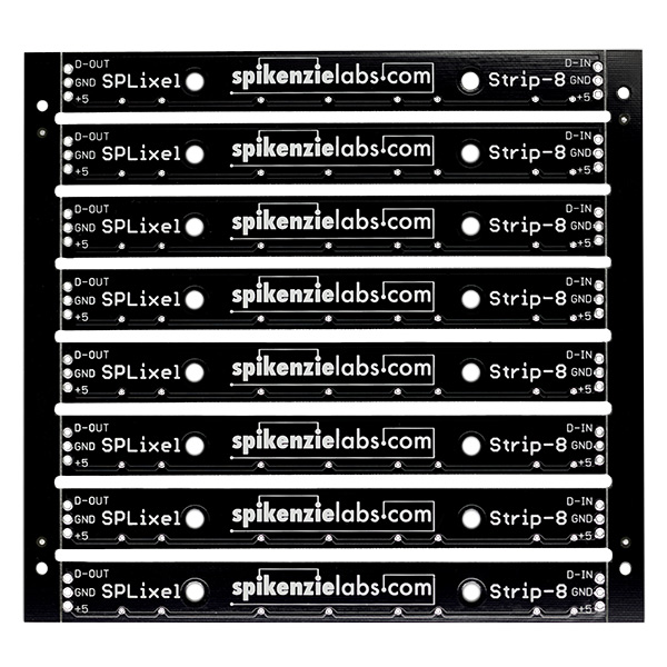 SPLixel Strip-8 - Full panel of 8x SPLixel Strip-8 - Click Image to Close
