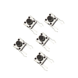 90 degree momentary buttons 5 pack