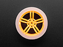 Orange et TT clair Moteur roue pour TT DC Gearbox Moteur