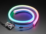 NeoPixel RGB Neon-like LED Flex Strip with Silicone Tube - 1m