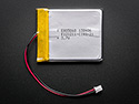 Lithium-ion polymère rechargeable - 3.7V 2500mAh