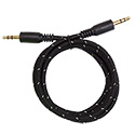 Audio Cable Braided Cloth 3.5mm 3ft