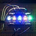 LED verte LilyPad (5pcs)