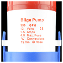 Pompe à liquide - 350GPH (12v)