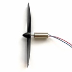 Mini quadcopter motor with propeller