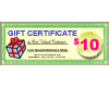 Gift Certificate $10.00 US