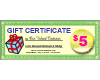Gift Certificate $5.00 US