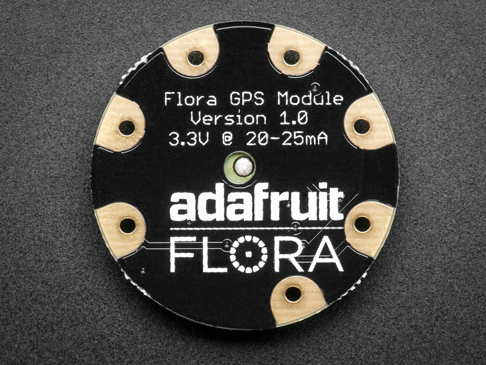 Flora Wearable Ultimate GPS Module - Click Image to Close