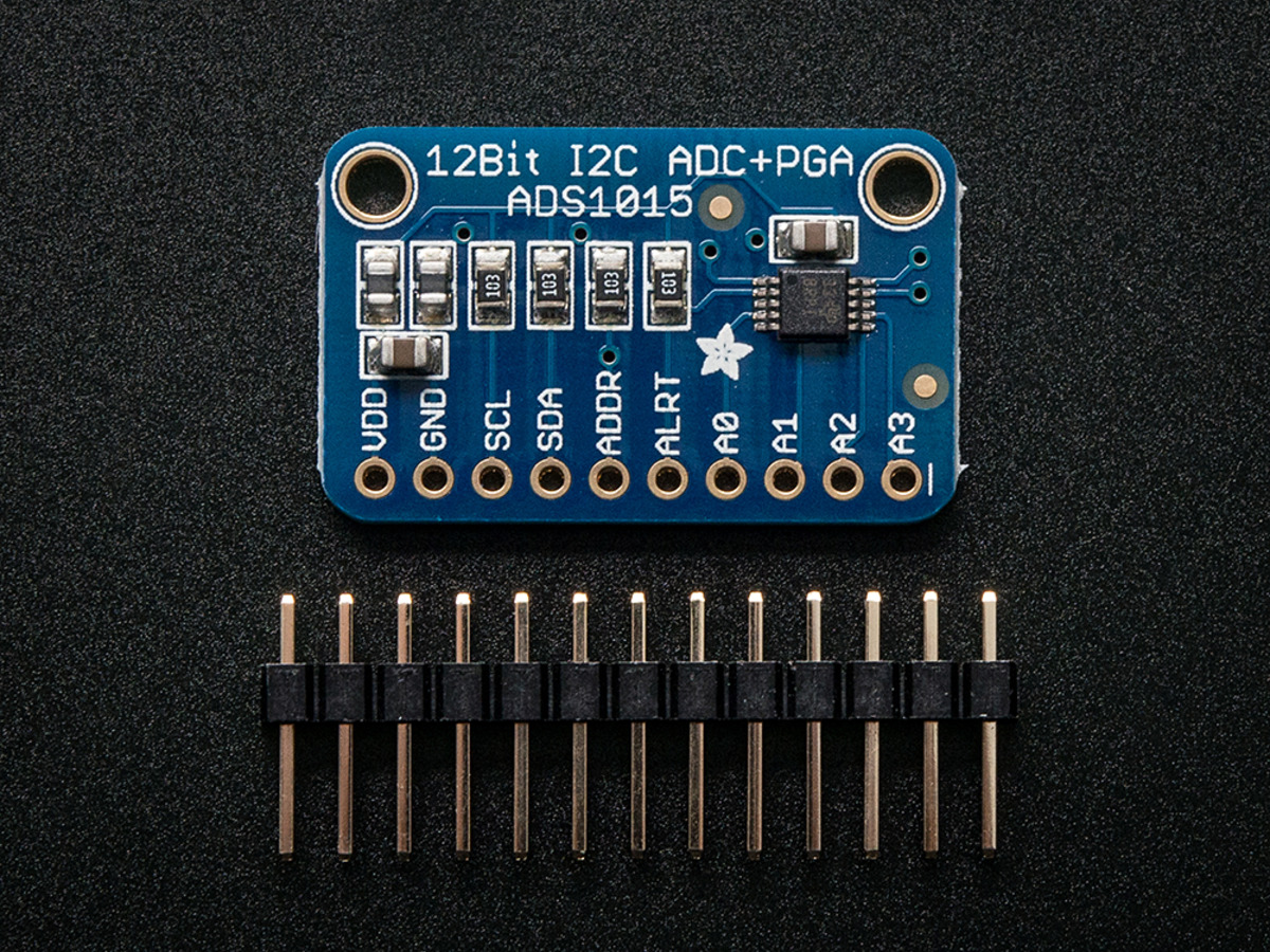 ADS1015 12-Bit ADC - 4 Channel with Programmable Gain Amplifier - Click Image to Close