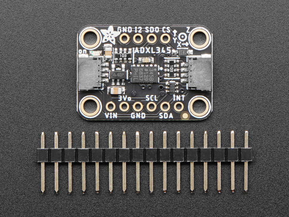 ADXL345 - Triple-Axis Accel (+-2g/4g/8g/16g) w/ I2C/SPI Qwiic - Click Image to Close