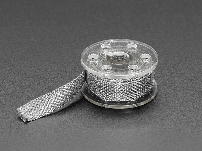 Disco-Stainless Steel Conductive Ribbon - 5mm wide 1 meter long - Click Image to Close