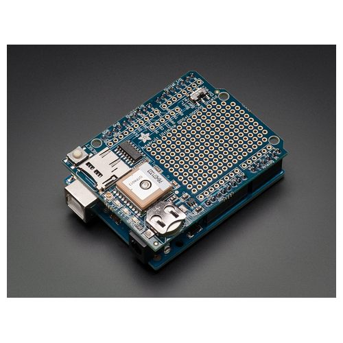 Adafruit Ultimate GPS Logger Shield - Includes GPS Module - Click Image to Close