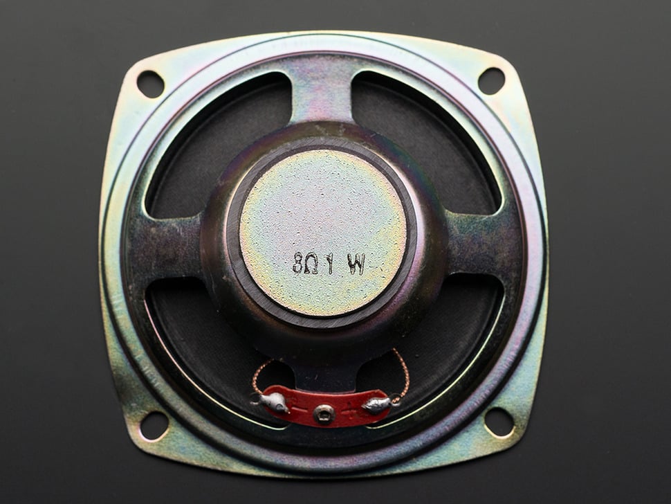 Speaker - 3" Diameter - 8 Ohm 1 Watt - Click Image to Close