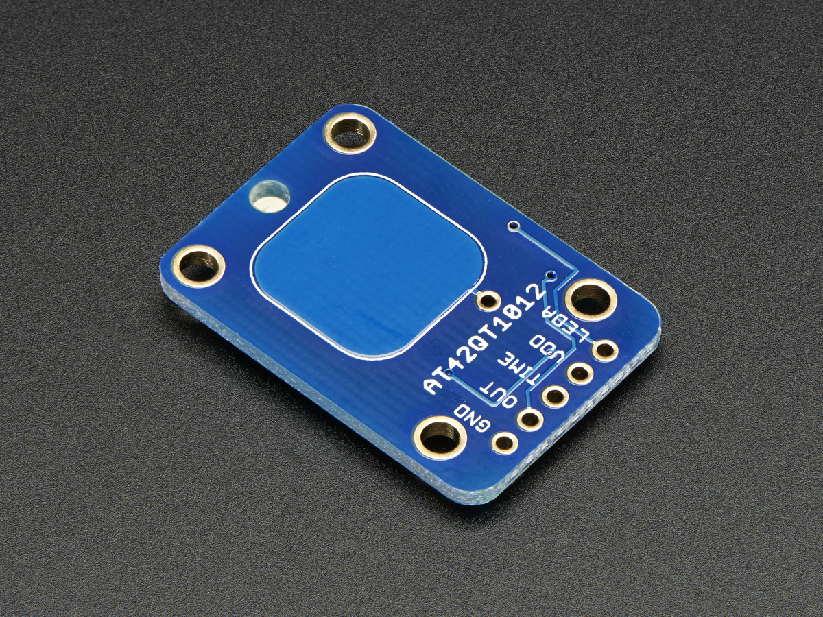 Standalone Toggle Capacitive Touch Sensor Breakout - AT42QT1012 - Click Image to Close