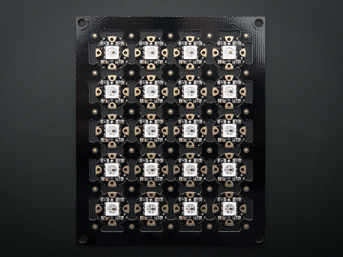 Flora RGB Smart NeoPixel version 2 - Sheet of 20 - Click Image to Close