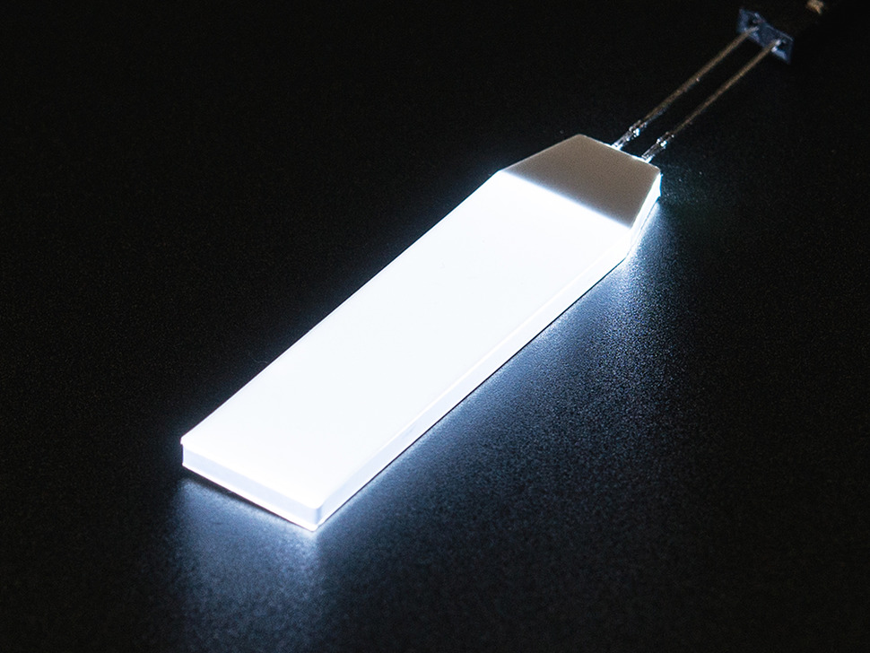 White LED Backlight Module - Small 12mm x 40mm - Click Image to Close