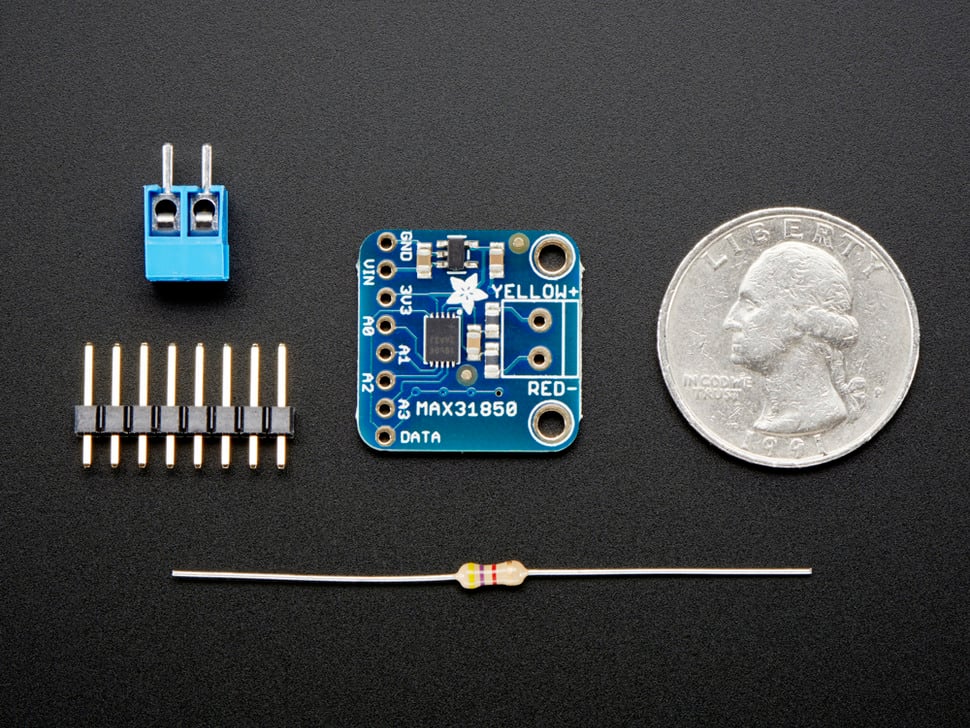 Thermocouple Amplifier with 1-Wire Breakout Board - MAX31850K - Click Image to Close