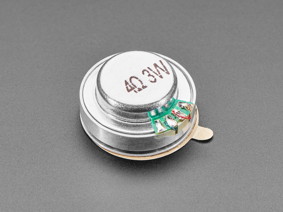 Medium Surface Transducer - 4 Ohm 3 Watt - Click Image to Close