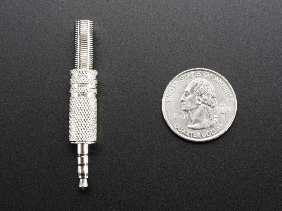3.5mm (1/8") DIY 4-Pole (TRRS) Plug - Click Image to Close