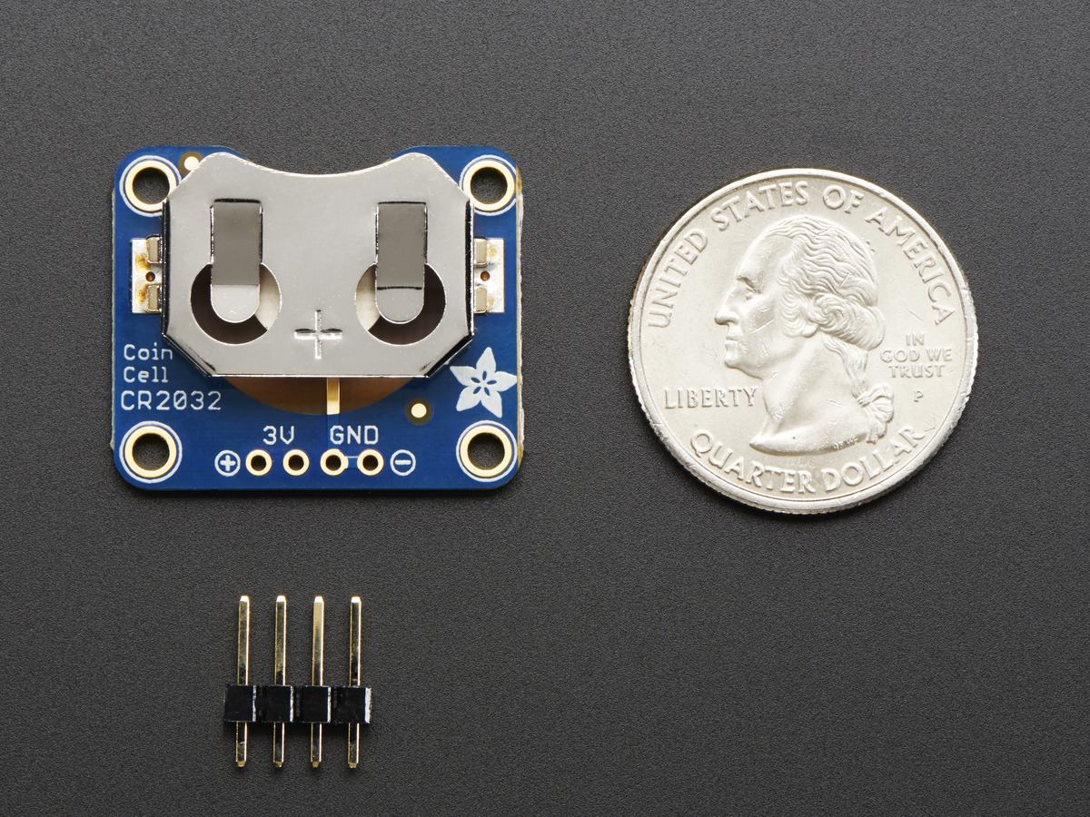 20mm Coin Cell Breakout Board (CR2032) - Click Image to Close