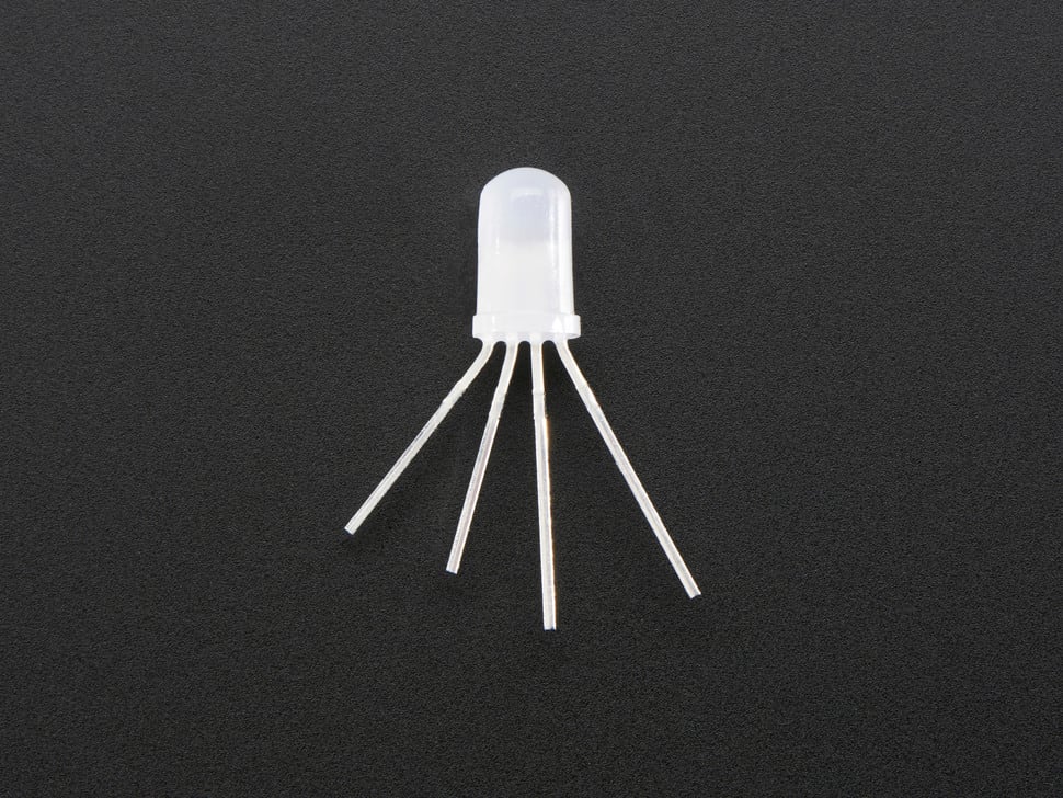 NeoPixel Diffused 5mm Through-Hole LED - 5 Pack - Click Image to Close