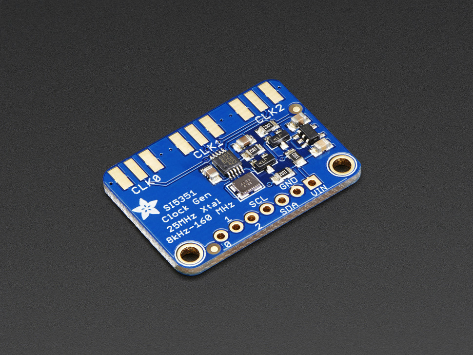 Adafruit Si5351A Clock Generator Breakout Board - 8KHz to 160MHz - Click Image to Close