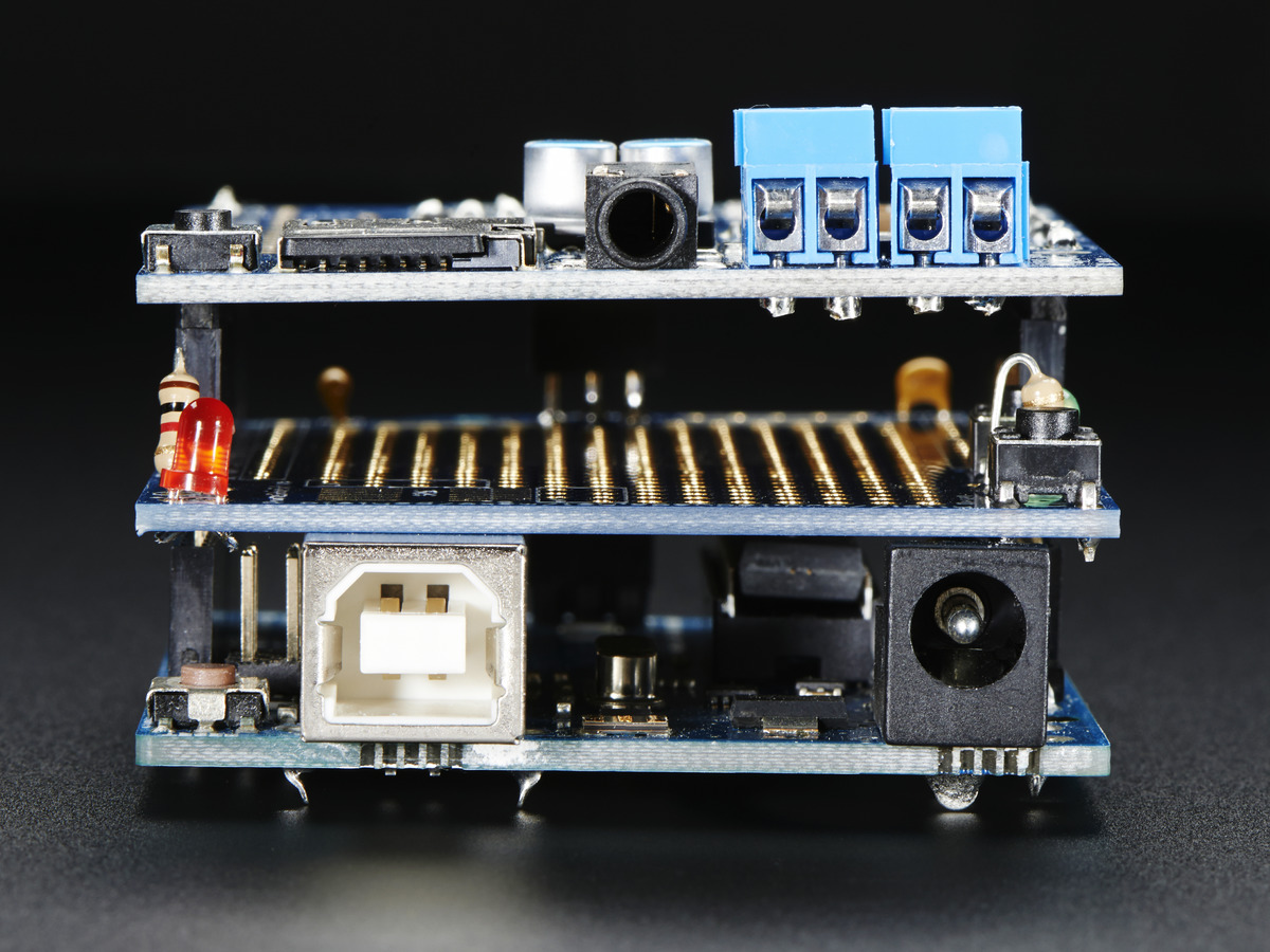 Adafruit Proto Shield for Arduino Unassembled Kit - Stack - R3 - Click Image to Close