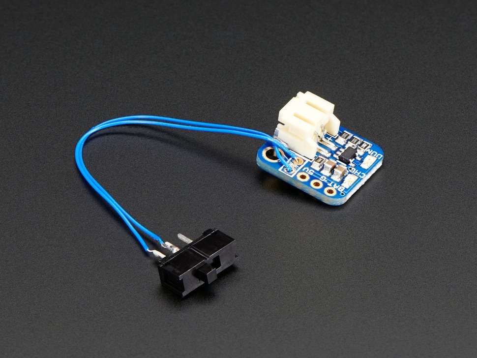 Adafruit LiIon/LiPoly Backpack Add-On for Pro Trinket/ItsyBitsy - Click Image to Close