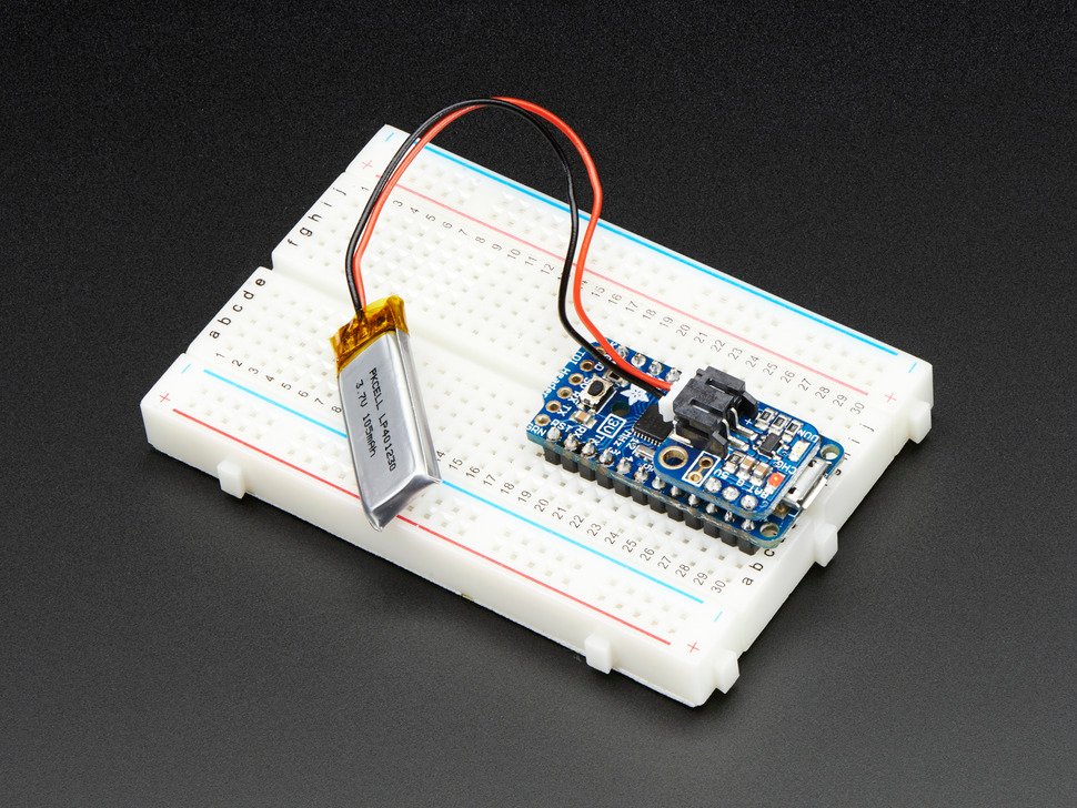 Adafruit LiIon/LiPoly Backpack Add-On for Pro Trinket/ItsyBitsy - Click Image to Close