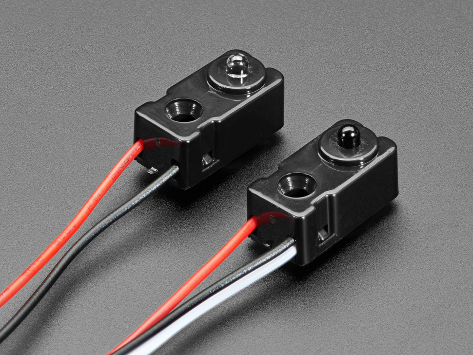 IR Break Beam Sensors with Premium Wire Header Ends - 3mm LEDs - Click Image to Close