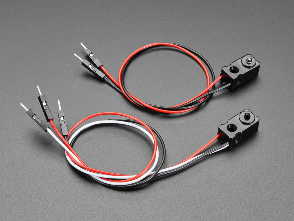 IR Break Beam Sensors with Premium Wire Header Ends - 3mm LEDs - Click Image to Close