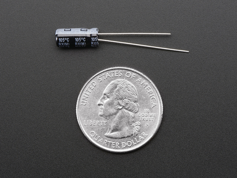 100uF 16V Electrolytic Capacitors - Pack of 10 - Click Image to Close