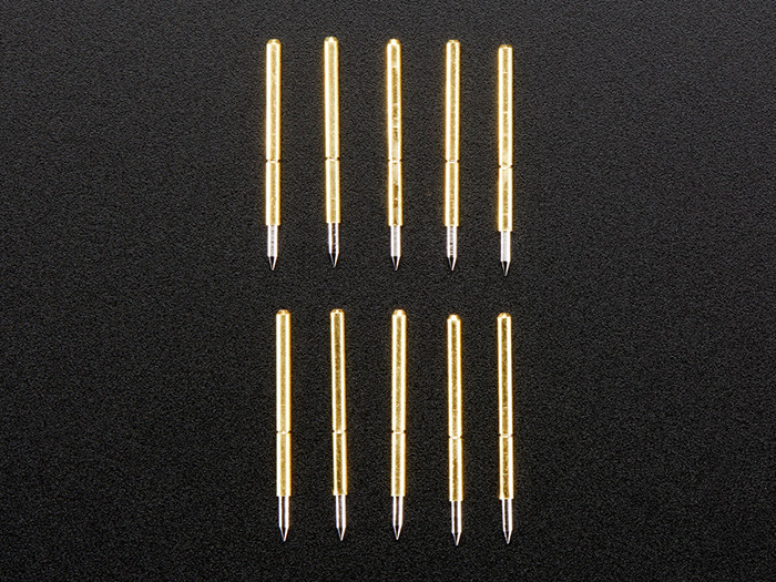 Pogo Pins "Needle Head" (10 pack) - P75-B1 - Click Image to Close