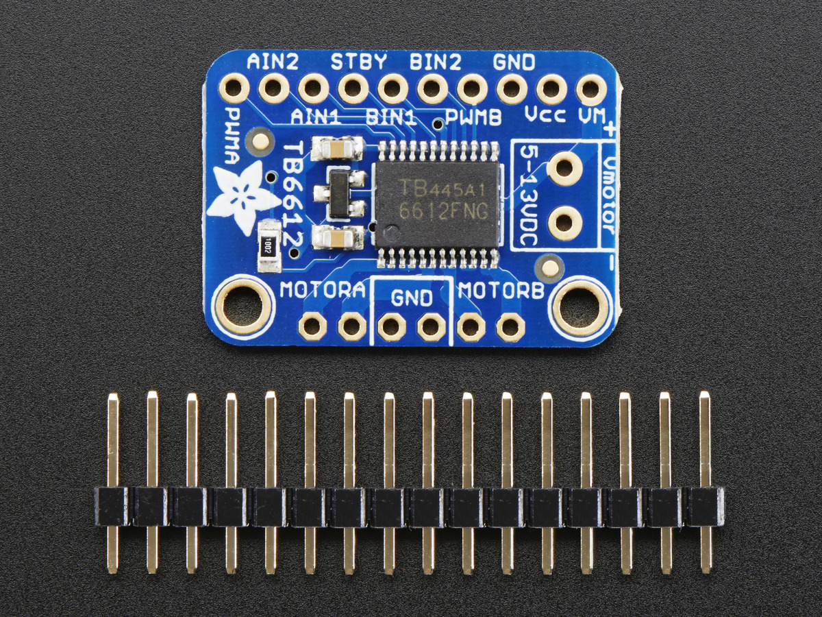 Adafruit TB6612 1.2A DC/Stepper Motor Driver Breakout Board - Click Image to Close