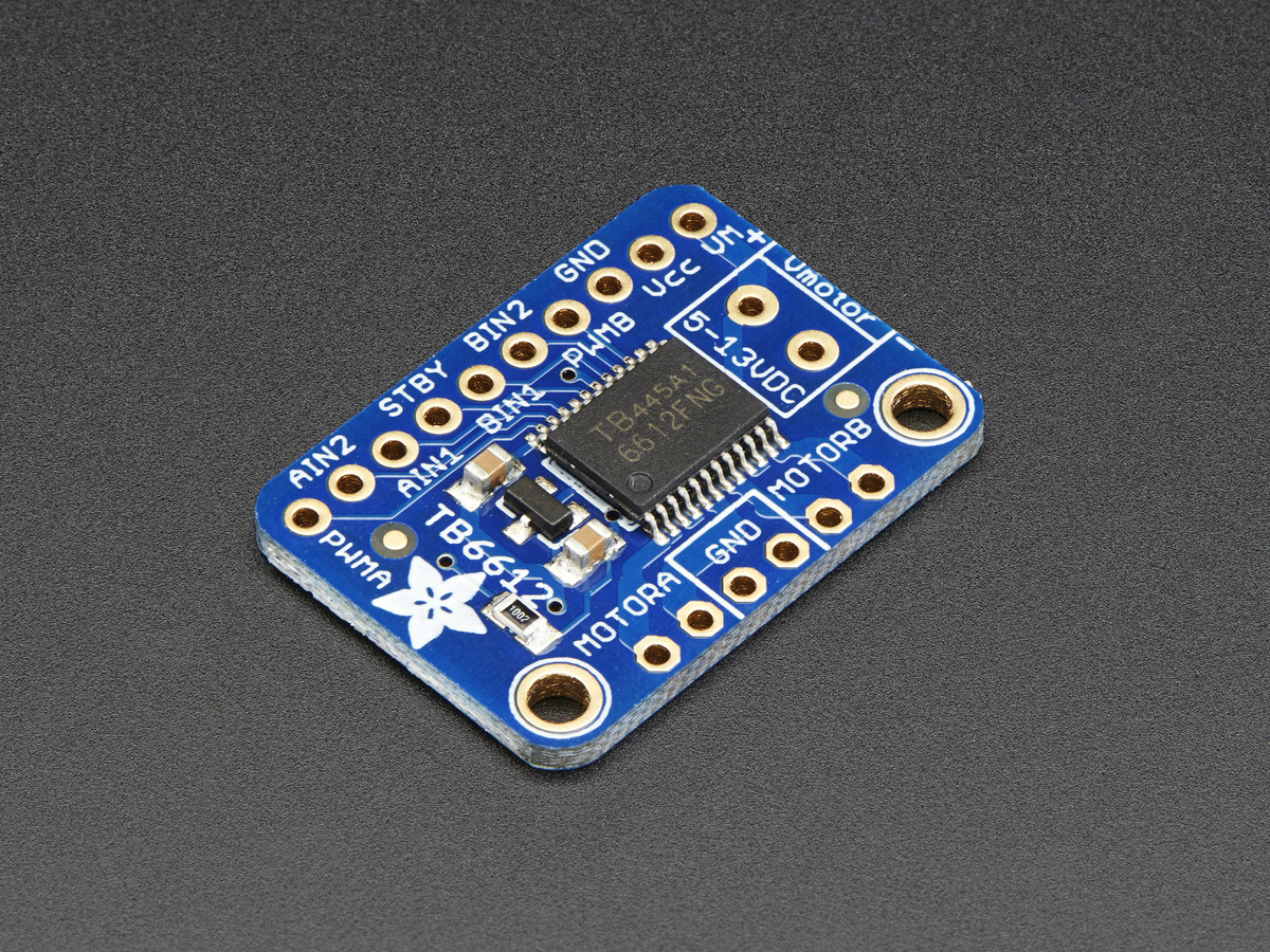 Adafruit TB6612 1.2A DC/Stepper Motor Driver Breakout Board - Click Image to Close