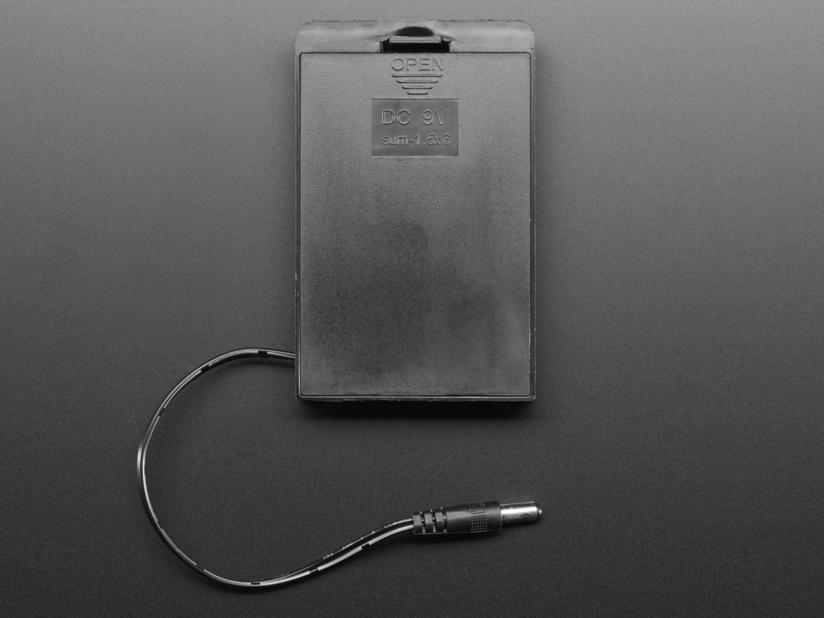 6 x AA battery holder with 5.5mm/2.1mm plug - Click Image to Close