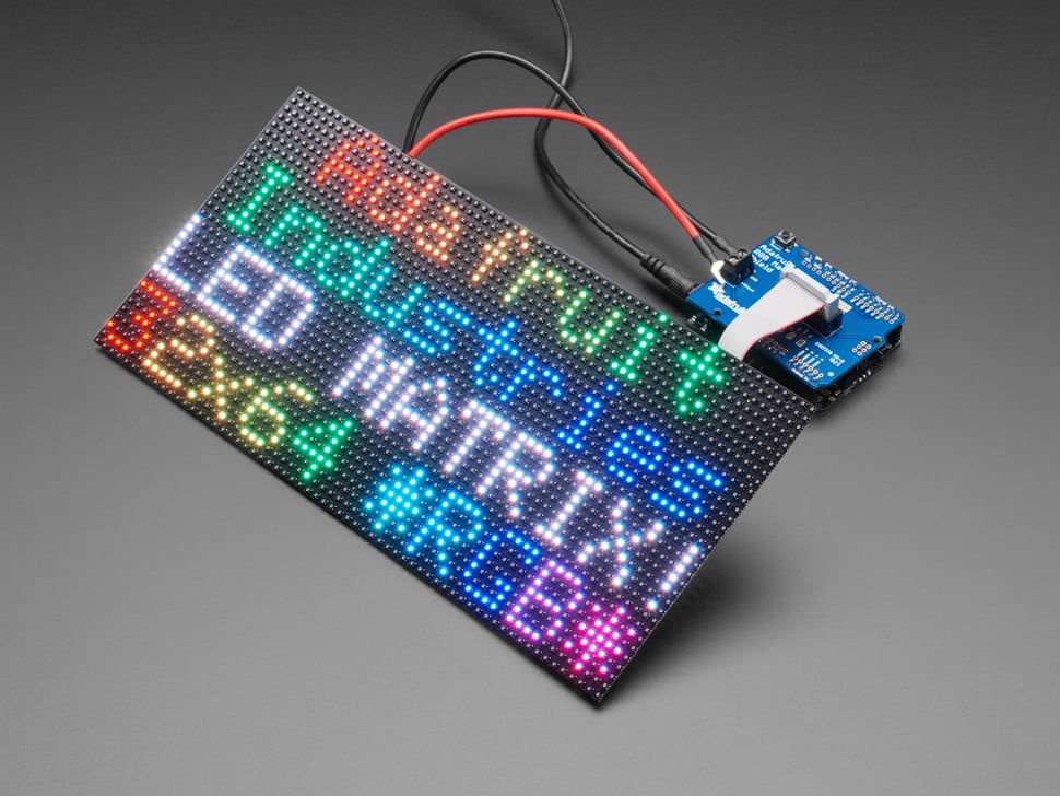 Adafruit RGB Matrix Shield for Arduino - Click Image to Close
