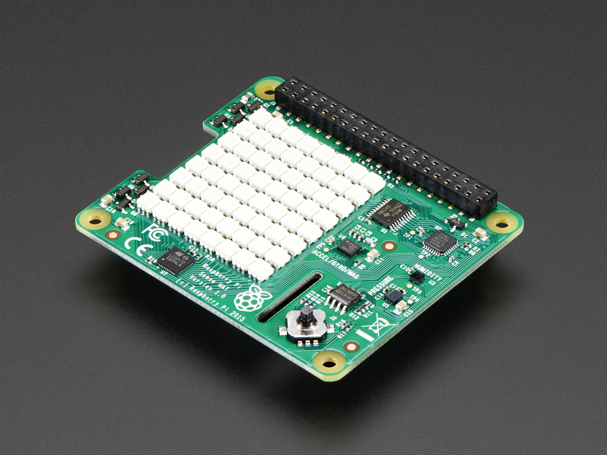 Raspberry Pi Sense HAT - For the Pi 3 / 2 / B+ / A+ - Click Image to Close