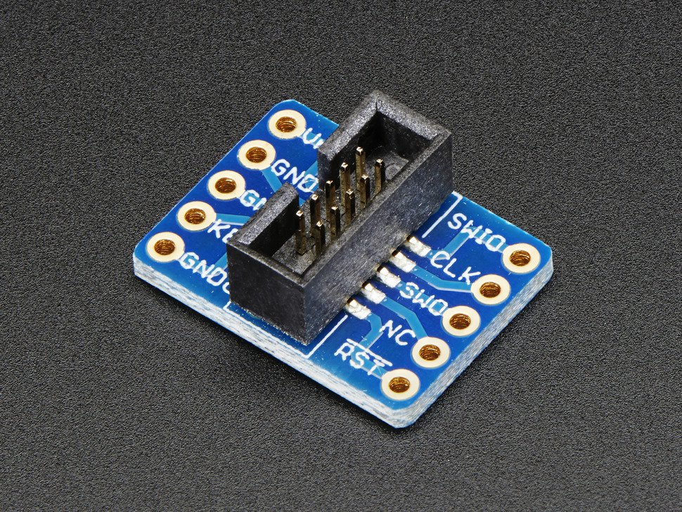 SWD (2x5 1.27mm) Cable Breakout Board - Click Image to Close