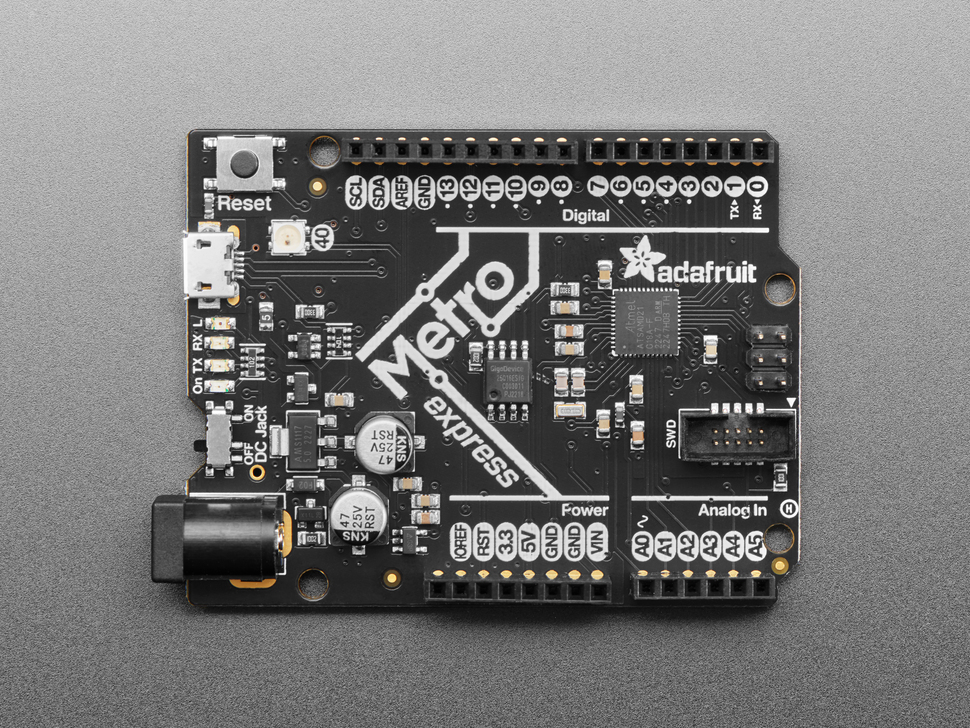 Adafruit METRO M0 Express - designed for CircuitPython - Click Image to Close