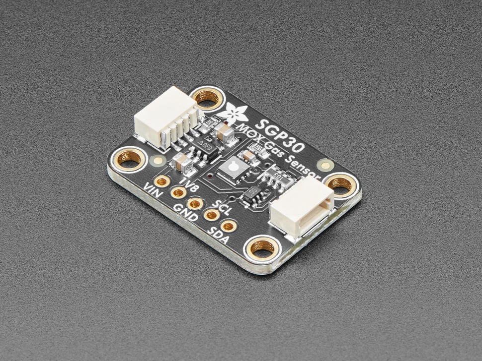 Adafruit SGP30 Air Quality Sensor Breakout - VOC+eCO2 Qwiic - Click Image to Close