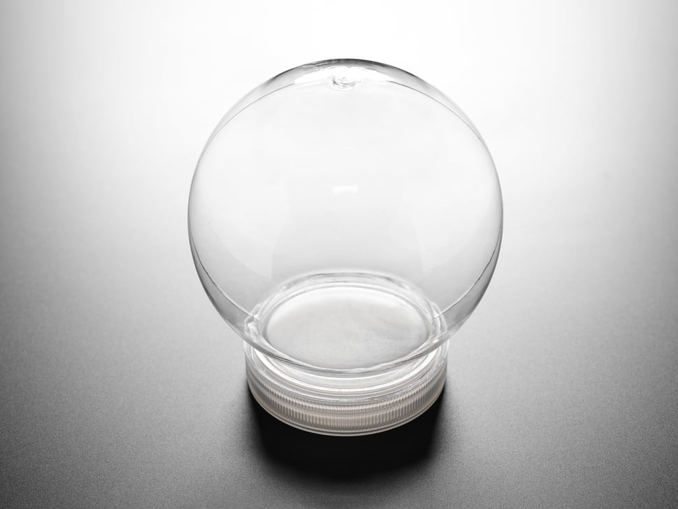 DIY Snow Globe Kit - 108mm Diameter - Click Image to Close