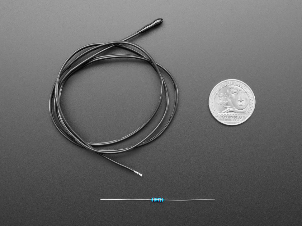 10K Precision Epoxy Thermistor - 3950 NTC - Click Image to Close