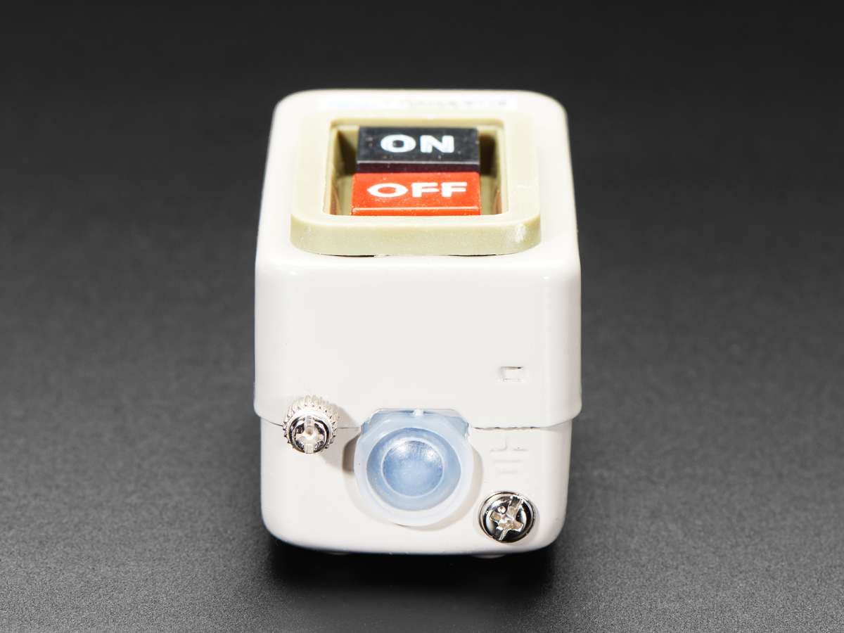 Hefty On-Off Pushbutton Power Switch - Click Image to Close