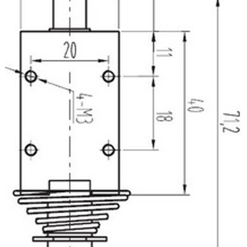 Large push-pull solenoid - Click Image to Close