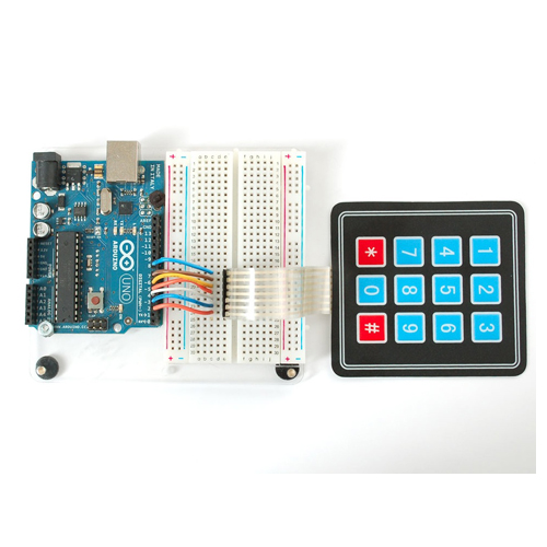 Membrane 3x4 Matrix Keypad + extras - 3x4 - Click Image to Close