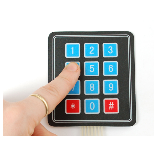 Membrane 3x4 Matrix Keypad + extras - 3x4 - Click Image to Close