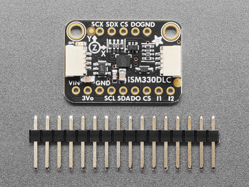 Adafruit ISM330DHCX - 6 DoF IMU - Acc + Gyro STEMMA QT / Qwiic - Click Image to Close