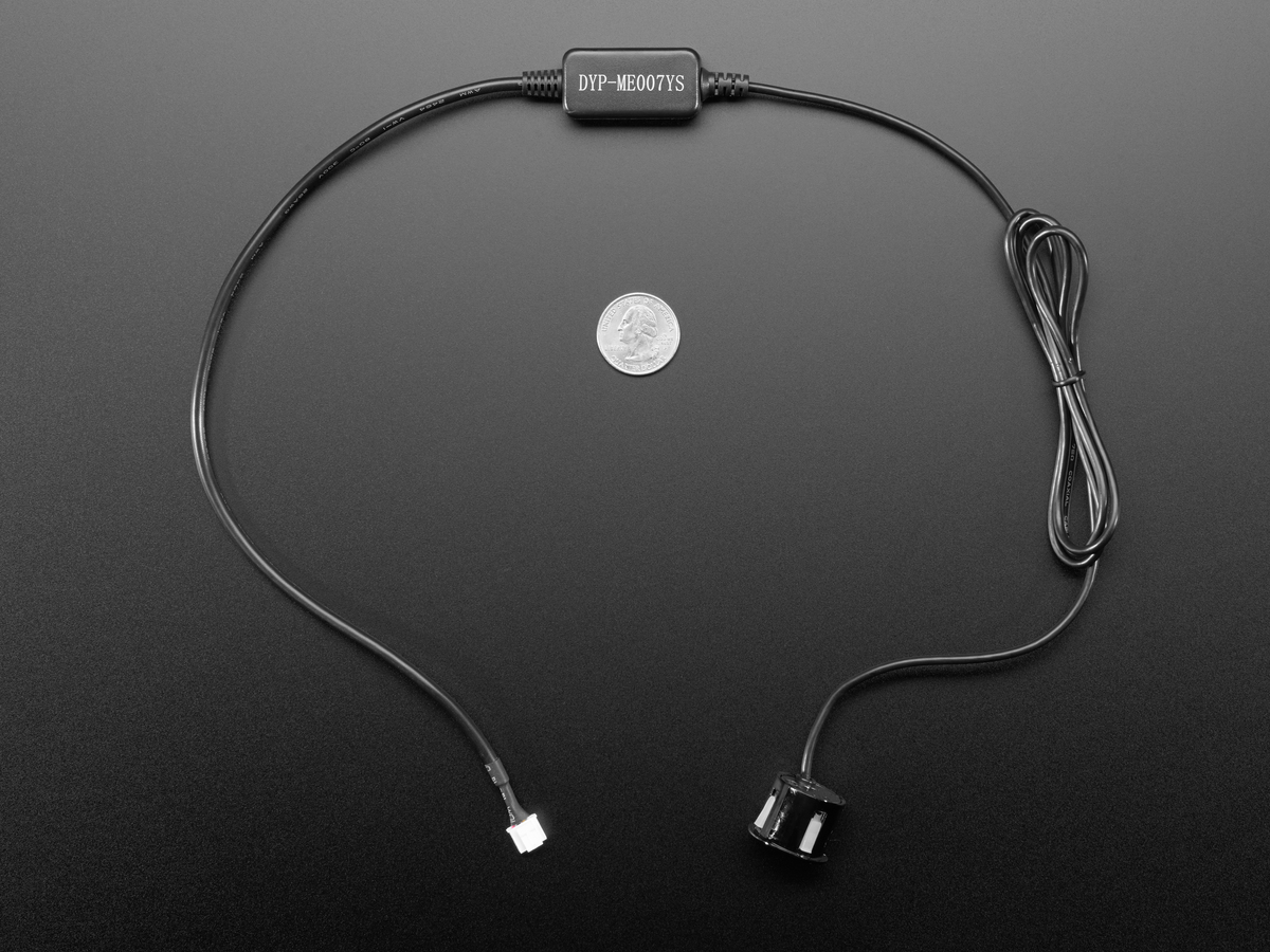 Panel Mount Ultrasonic (Sonar) Ranging Module with UART Output - Click Image to Close